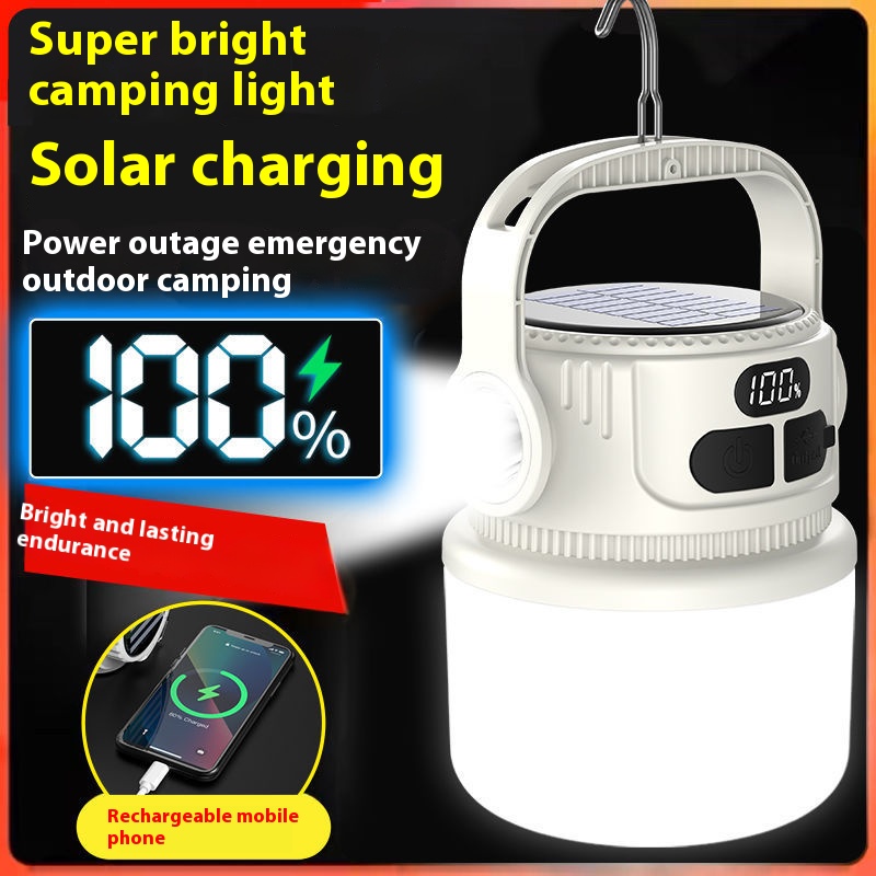 Power Outage Light - Lampu Bohlam Surya LED Lentera Portabel