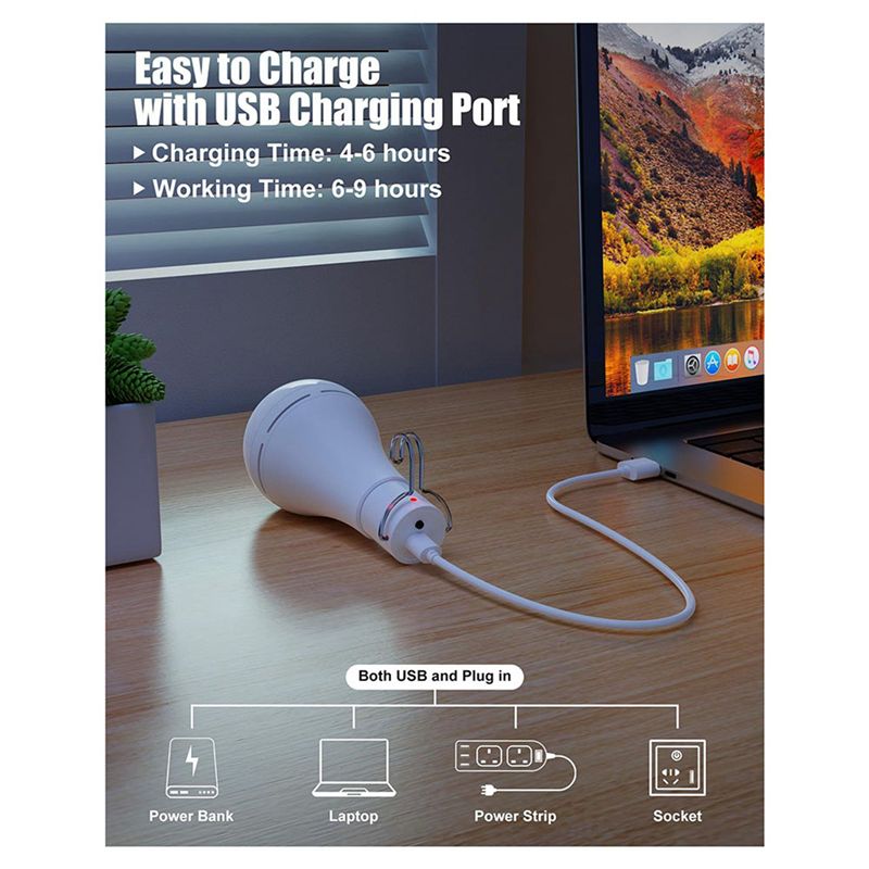 B03C-Lampu LED Isi Ulang USB D - Power Outage Light ulasan dan harga